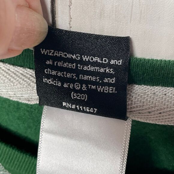 Harry Potter Wizarding World Green Slytherin Snake Sweatshirt S - Picture 7 of 10